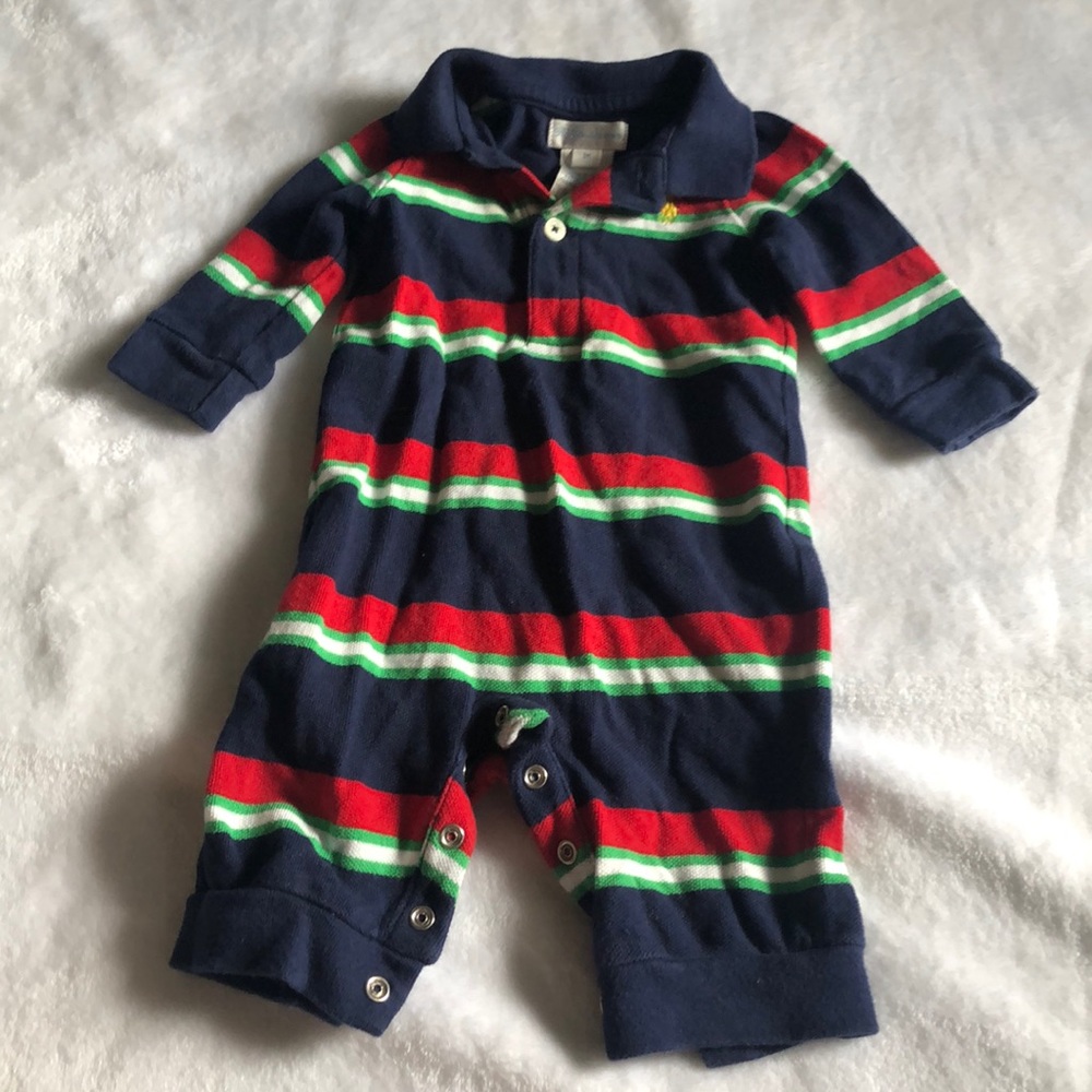 Ralph Lauren boys onesie long sleeve size 3 months